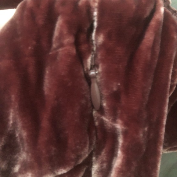 Wilfred Novella velvet dress Truffle 6 - Picture 5 of 5